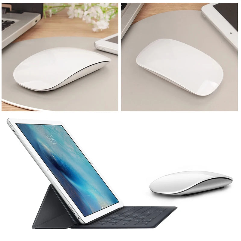 Magic Mouse-stil Trådlös Mus Bluetooth 5.0 Multi-Touch – MacBook Pro/Air/Mini iPad Laptop PC, 4 Färger