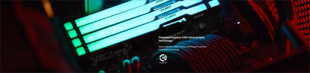 Kingston FURY DDR5 RGB RAM BEAST Desktop Memory 8GB 16GB 32GB Gaming UDIMM Memoria 5200MHZ 560MHZ High Performance Rgb Memory