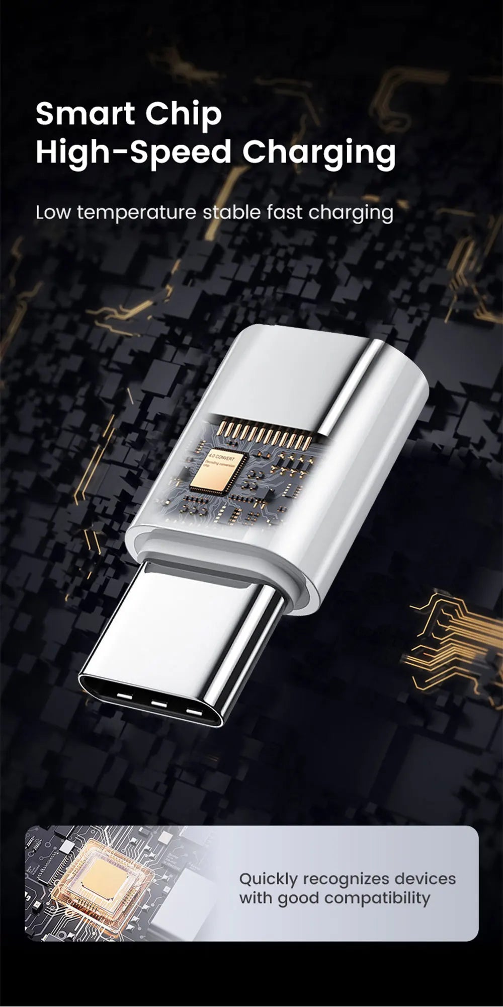 Type C To Lightning Adapter Type C Male To Lightning Female Converter High Speed Charging/Transfer Adapter for iphone 15 16