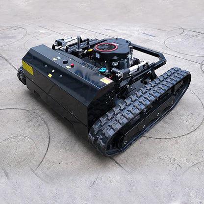 SAAO All Terrain Remote Control Crawler Lawn Mower Grass Cutting Machine for Farms Gardens Orchards and Parks