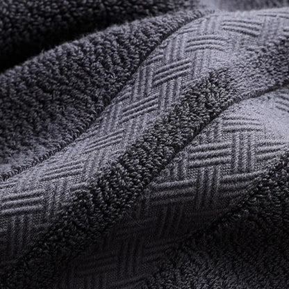 1/2/3pcs Grey Bath Towels Set for Adults - Absorbent Luxury Cotton Towels for Bathroom Home Hotel Beauty Salon Beach Gift Towels