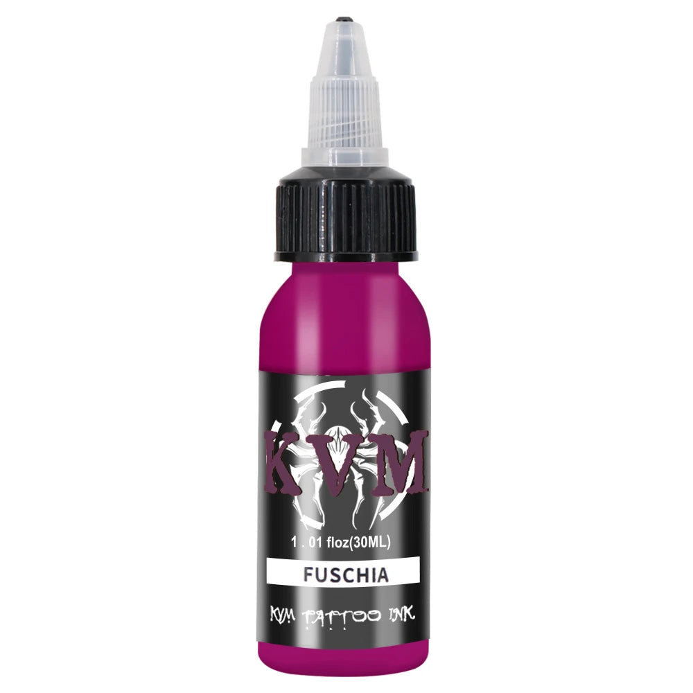 KVM 30ml/1oz 14-colors Tattoo Ink Pigment Body Art Tattoo Kits Professional Beauty Paints Makeup Tattoo Supplies Semi-permanent