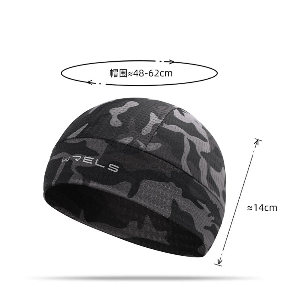 Cycling Cap Breathable Moisture Wicking Running Hiking Motorcycle Elastic Cap Absorbent Quick Dry Under Helmets Thin Hat