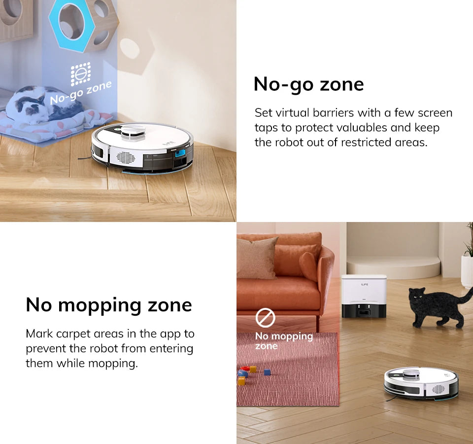ILIFE A12 Pro Robotdammsugare och Mopp