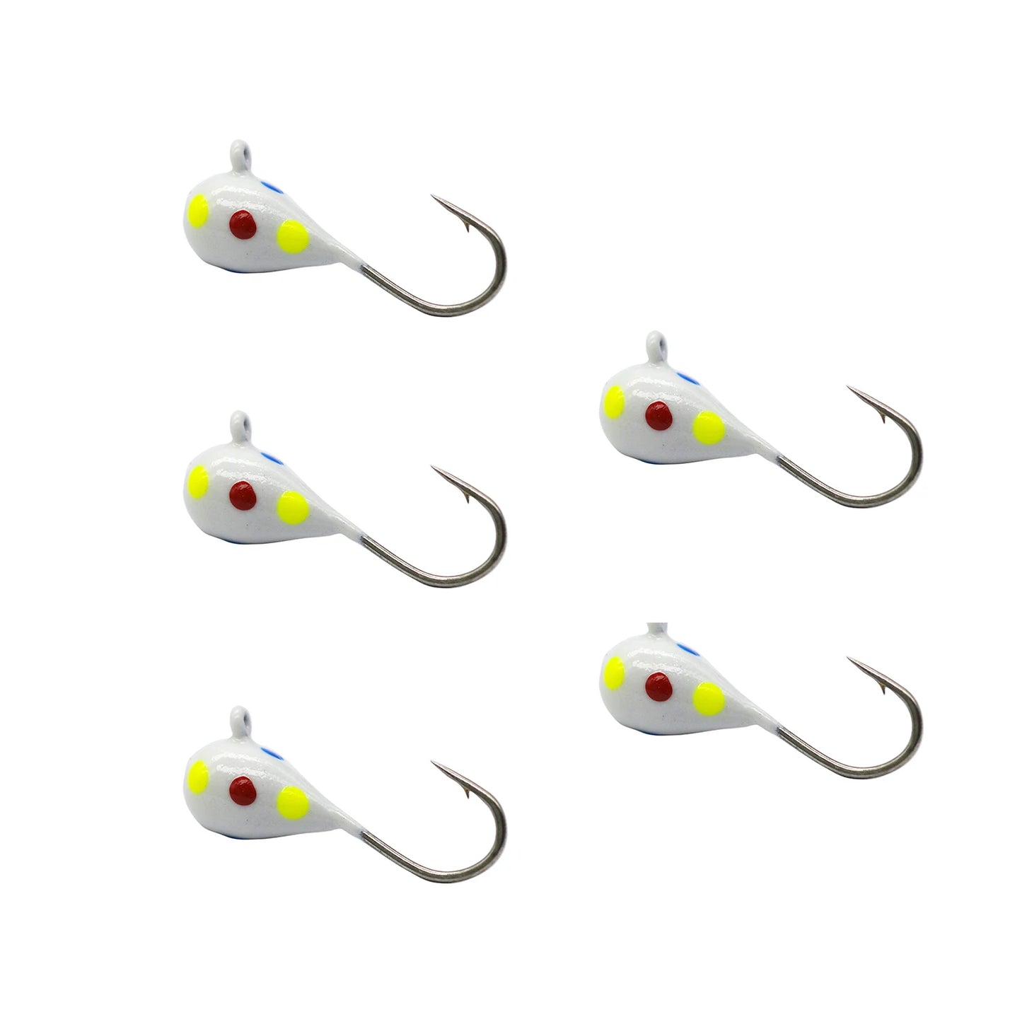 Tungsten Ice Jigs Glow Tungsten Ice Fishing Lure Jigs for Crappie Panfish Walleye