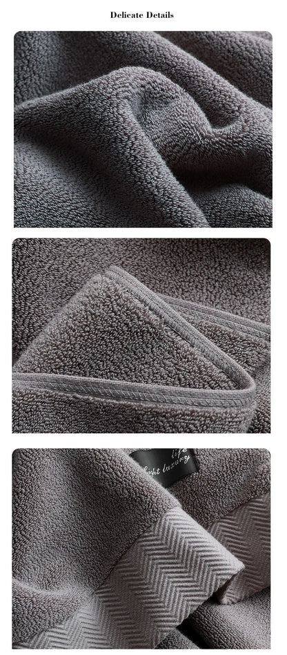 Egyptian Cotton Towel Bath Towel Soft Bath Towel That Absorb Water Do Not Shed Hair Household Face Washing Towels 80X160cm