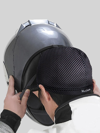 Musion Original Design Motorcycle Head Cover Helmet Cap  Moisture Wicking Dry Fit Skull CapHelmet Inner Helmet for Cycling