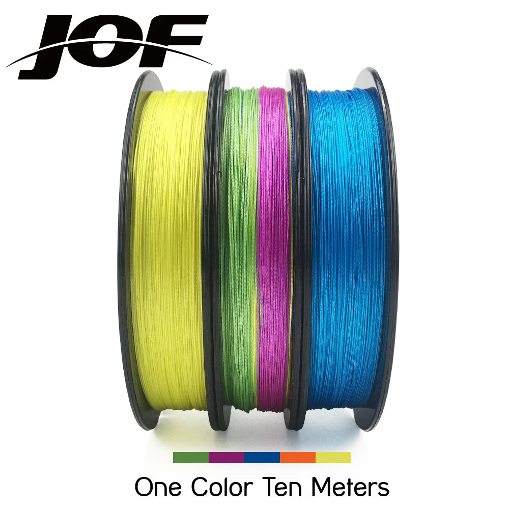 JOF X8 Strong 300M 500M 100M 8 Strand Weaves PE Braided Fishing Line Multifilament 8 Braid Wire 12LB 20LB 40LB 60LB 80LB 100LB