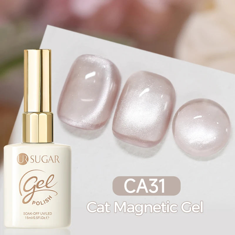 UR SUGAR 15ml Cat Magnetic Gel Nail Polish 30 Colors Semi Permanent Magnetic Gel UV/LED Soak Off Painting Vanrish Design