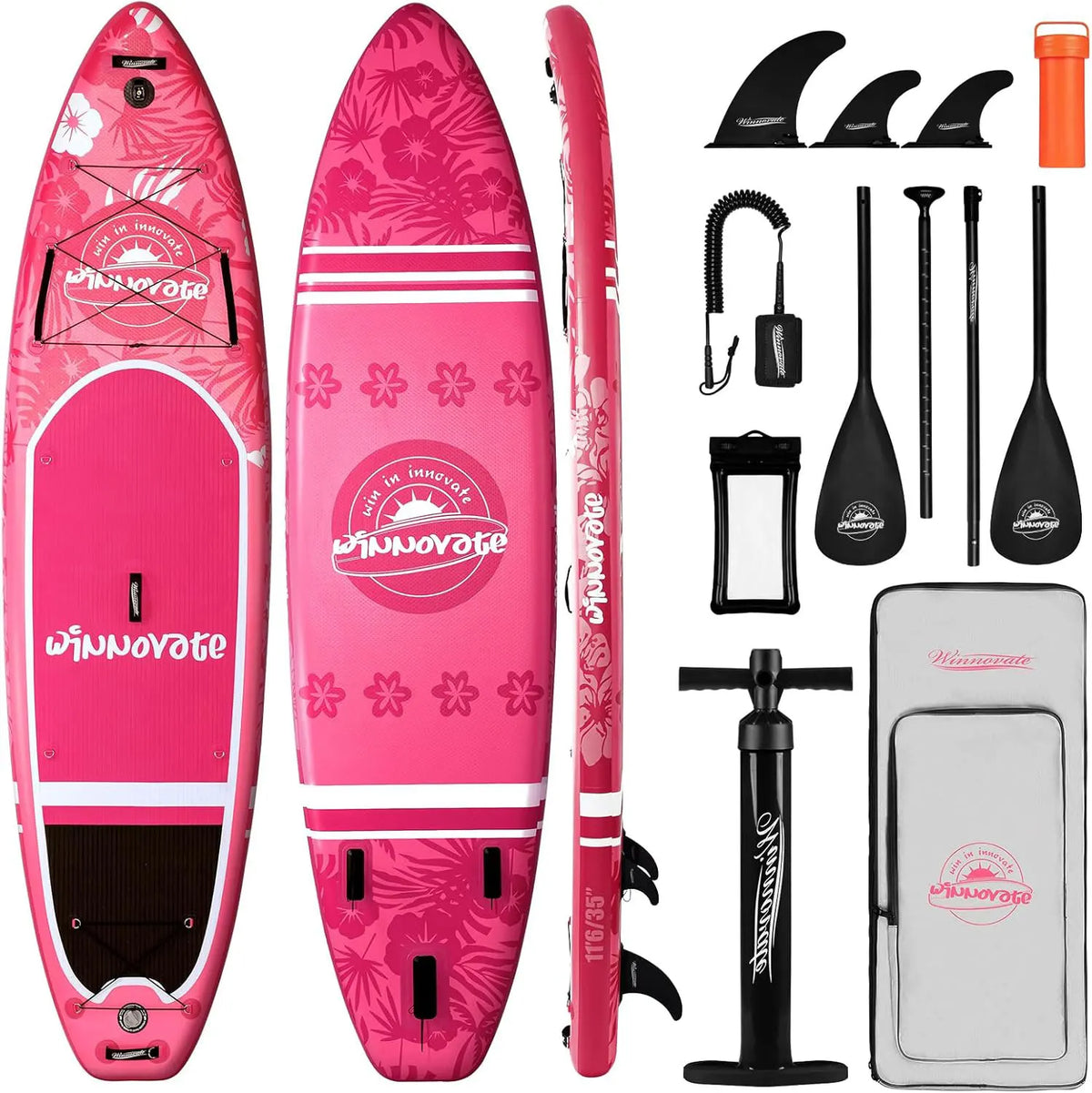 Uppblåsbar SUP-bräda i PVC – välj bland 20 färgdesigner