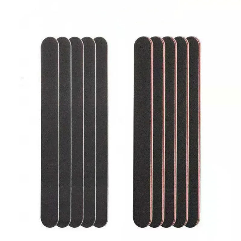 10Pcs Nail Files Sanding 100/180 Round Grit Buffer Block Pedicure  Manicure Buffing Polish Beauty Tools Professional Nail Files