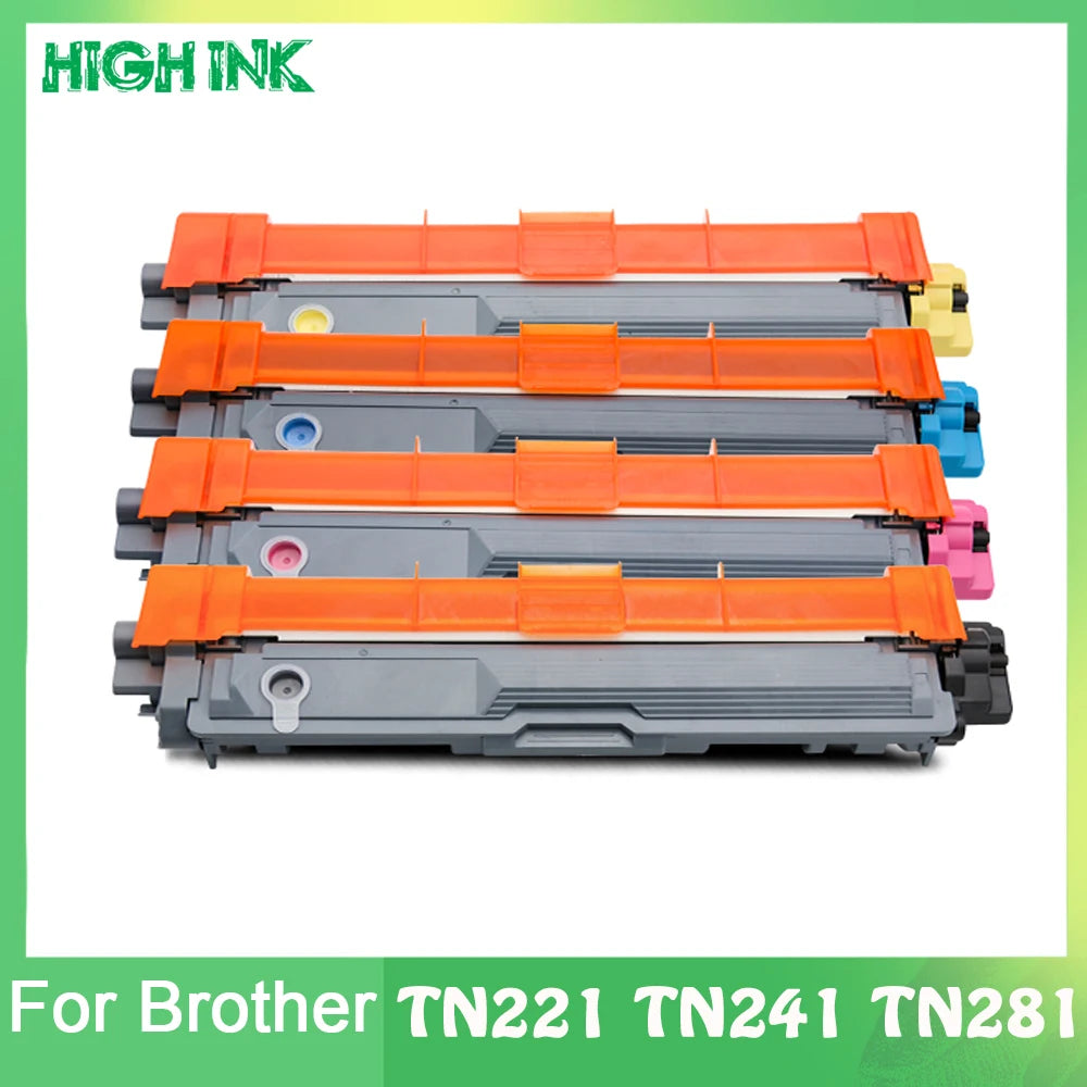 Toner för Brother TN221 / TN241 – 4-pack svart, cyan, magenta och gul