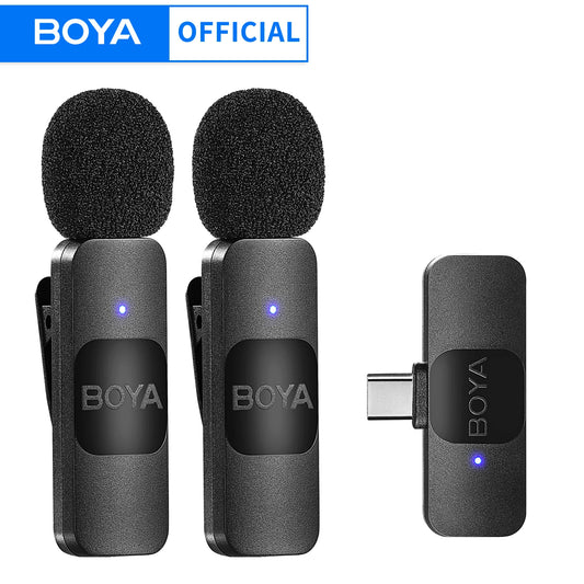 BOYA BY-V Trådlös Myggmikrofon