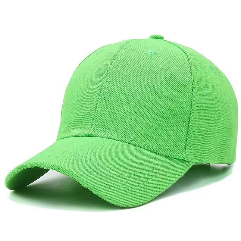 Custom Logo Diy Baseball Cap Unisex Adjustable Men Women Sport Trucker Hat Solid Color Personalized Print Hip Hop Dad Caps