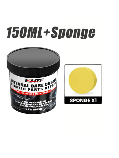 NEW Car Bumper Repair Paste - Restores Artificial Leather with Plastic, Enhances Black Effect, Car Polishing with Refurb Coating