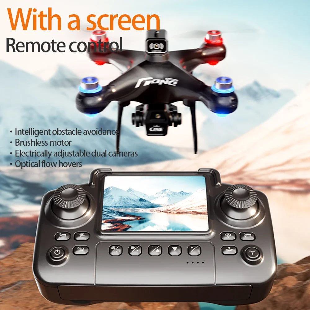 ZFR E55 Drone Mini Dual Camera 8K Aerial HD Profesional Helicopter GPS Positioning Avoidance Bushless Motor Drone UAV