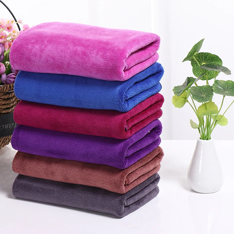 Beauty salon towels adult thickening large bath towels that soft absorb water do not shed hair multi-purpose micrmicrofiber towe