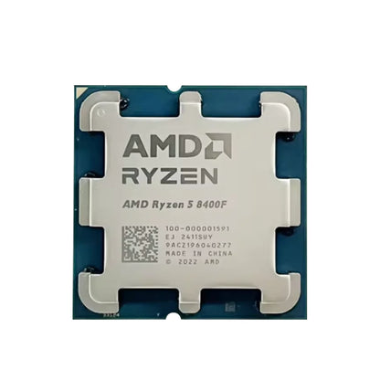 AMD Ryzen 5 8400F DDR5 6-Cores 12-Threads 4.7GHz New PCIe 4.0 Desktop computer CPU processor with Socket AM5 R5 8400f but no fan