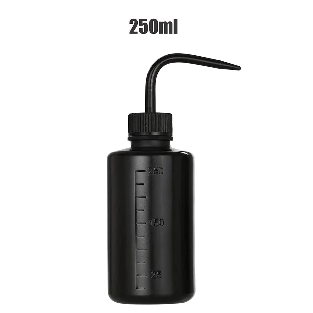Tattoo Wash Bottle Safety Bottles Watering Tools Plastic Squeeze Bottle with Scale Labels for Succulent Cleaning Washing Tattoo