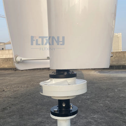 Vertikal Vindturbin 10kW/30kW 12V–220V – Magnetlevitation Kärnlös 2 Blad Nätansluten/Off-Grid Hushåll Båt Gata, 6 Färger