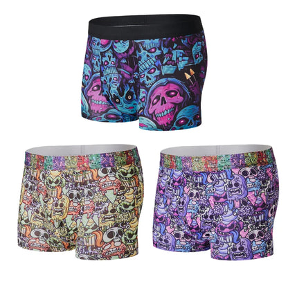 Herr Boxershorts FARDLY 1/3-pack – Mjuka Andningsbara Stretch Trunks, 7 Färger S–XXL