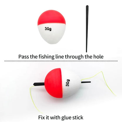 5pcs Foam Fishing Floats EVA Fish Floats Bait Fishing Buoys 2g/3g/5g/10g/15g/ 20g/35g/40g/60g Buoy Flotador Fishing Accessories