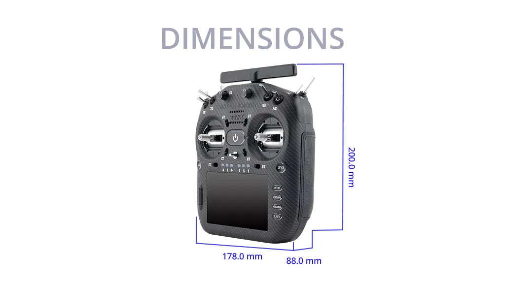 RadioMaster TX16S MK3 MAX RC-Sändare – 2.4GHz & 900MHz ExpressLRS 5" IPS EdgeTX AG02 CNC Hall Gimbal 16ch 2026