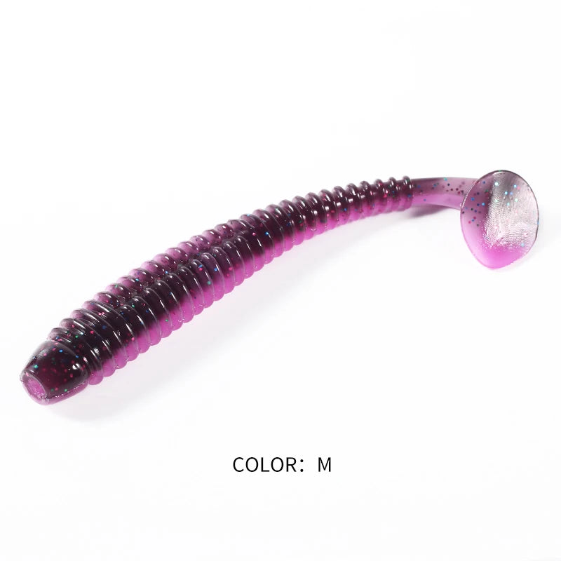 Supercontinent Impact Ring Shad Fishing Lure Soft 63mm 80mm 97mm Plastics Baits Swimbait Jigging Lure Artificial Baits