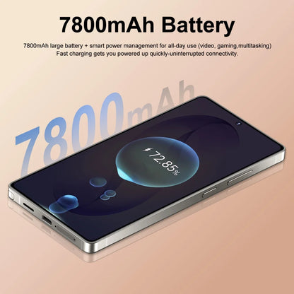 Smartphone S26 Ultra Original Android 15 Face Recognition Mobile Phones 5G Dual Card 7800mAh 7.3 inch Global Version Cellphones