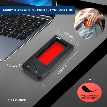 J001 Hidden Camera Detectors & Camera Detector, Anti Spy Camera Finder, Infrared Scanner, Anti-Peeping, 10X Search Speed.