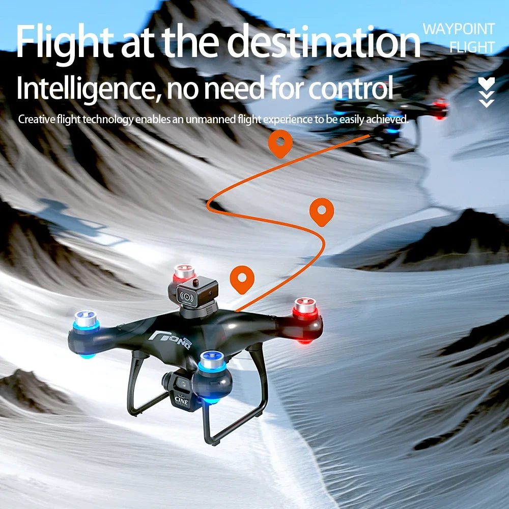 ZFR E55 Drone Mini Dual Camera 8K Aerial HD Profesional Helicopter GPS Positioning Avoidance Bushless Motor Drone UAV