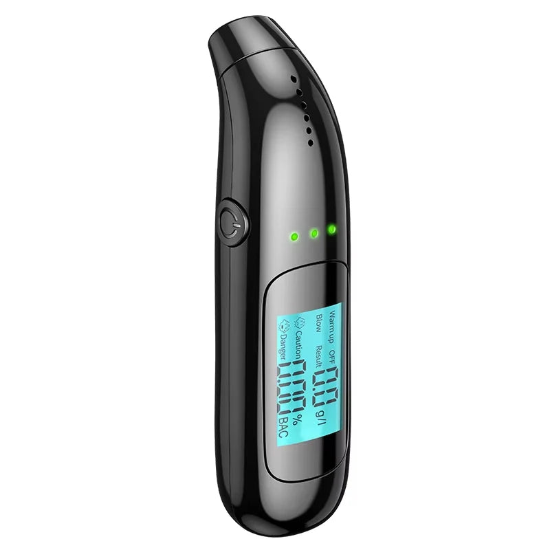 Digital alkoholmätare med LCD-display – snabbtest, modell C06/C07