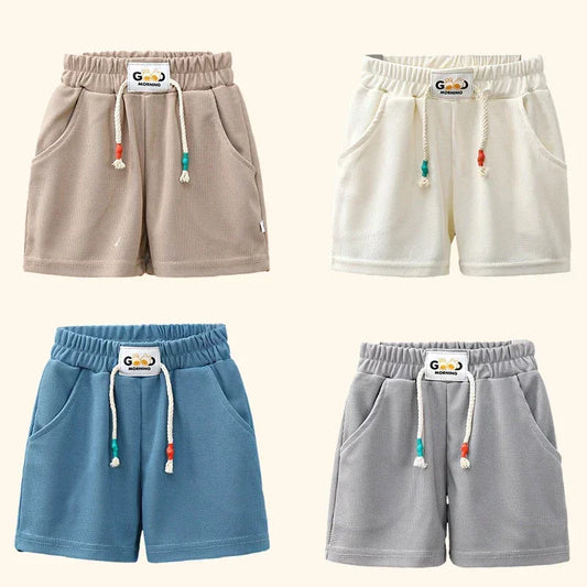Sommarshorts för barn med resår i midjan