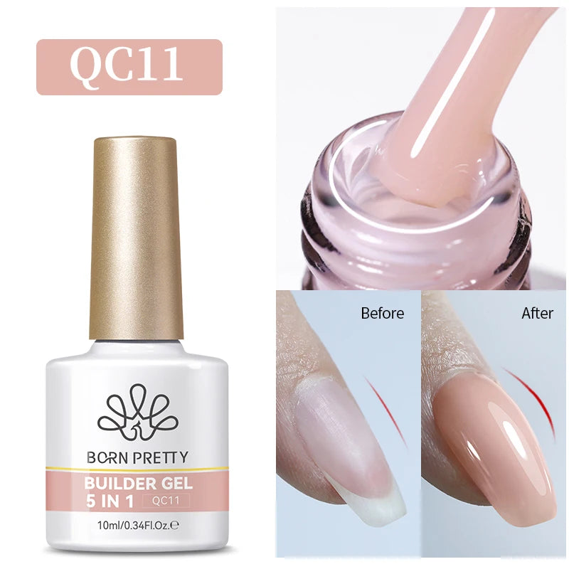 BORN PRETTY Super Top Coat and Base Gel Nail Polish for Gel Polish Semi-permanent Varnish Rubber Top Coat 10ml Nail Supplies