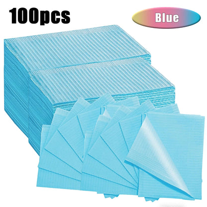 100/50/5pcs Disposable Waterproof Tattoo Clean Pad Wipes Dental Piercing Bibs Waterproof Sheets Paper Tattoo Accessories