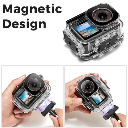 Magnetiskt vattentätt skal för DJI OSMO Action 5 Pro / 4 / 3