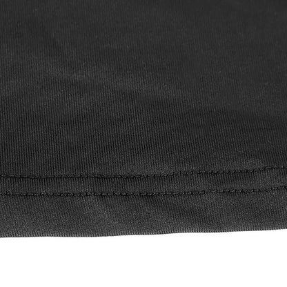Dam Linne Fyrkantig Hals Dubbellager – Y2K Tight Sexy Goth Sommar 2026, 8 Färger S–XL