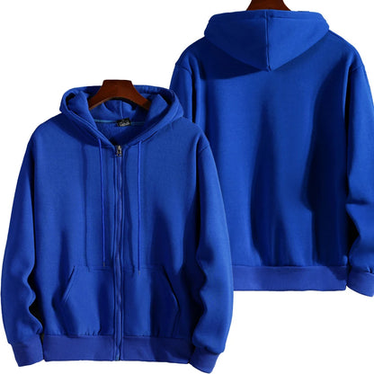 2025 New Fashion Zipper Hoodies Women/Men Fashion Long Sleeve Hooded Sweatshirt Casual Autumn Winter Sportwear Solid Clothes