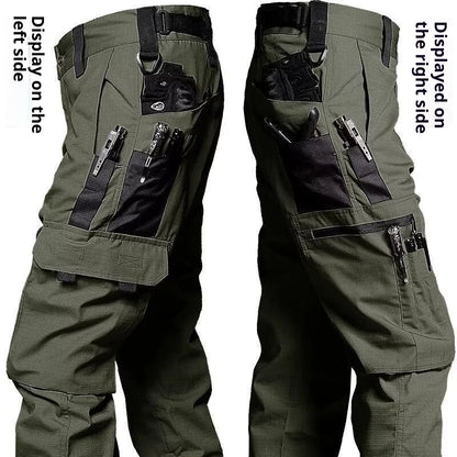 New Tactical Work Pants Men Outdoor Cargo Trousers Multi-pocket Waterproof Pant Autumn Spring Outdoor Workwear Hiking Trousers
