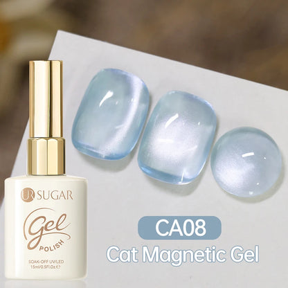 UR SUGAR 15ml Cat Magnetic Gel Nail Polish 30 Colors Semi Permanent Magnetic Gel UV/LED Soak Off Painting Vanrish Design