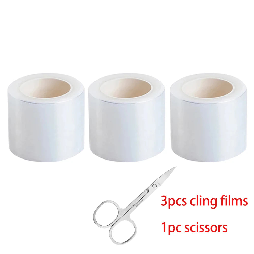 3/5/10 Roll Tattoo Film Wrap Clear Cover Film 4mm*200m For Eyebrow Eyelashes Lip Cleaning Transparent Makeup Tools Accessories