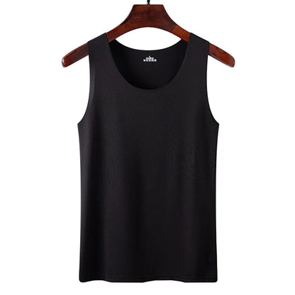 Summer Women Tank Tops Ice Silk Seamless Vest  Female Thin Breathable Sleeveless Shirts Slim Camisoles Undershirts Black M-4XL