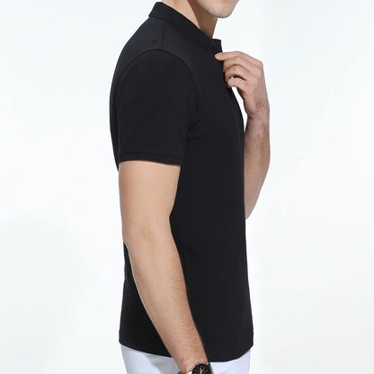 Polo-shirt med Eget Tryck eller Logotyp – 100% Bomull, Unisex S–6XL (Asian)
