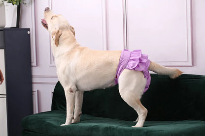 Reusable Female Pet Physiological Pants Washable Big Dog Sanitary Panties Diapers for Medium Large Dogs Mascotas Supplies