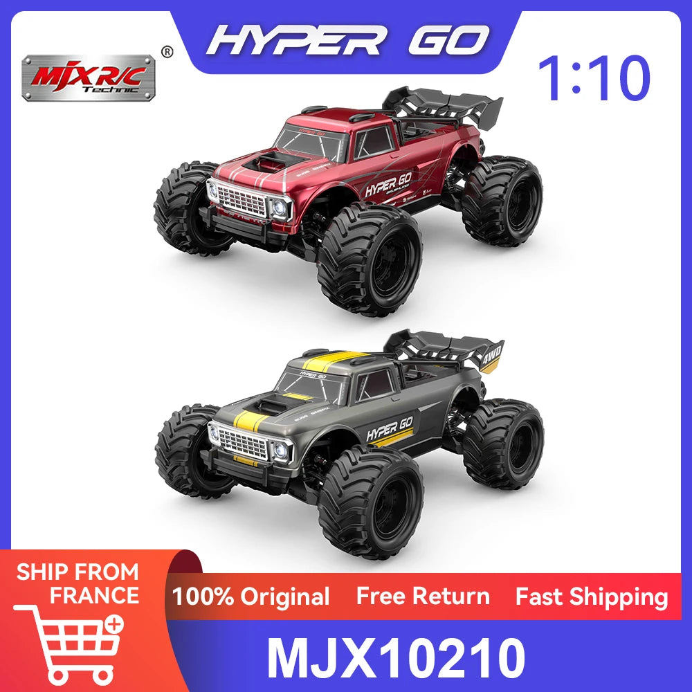 Hyper Go Mjx 10210 Brushless 4Wd High Speed Professional Running Rc Car Remote Control Cars New Arrival