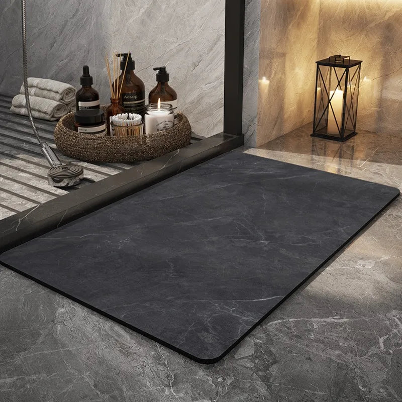 Bathroom Carpet Home Decoration Bath Absorbent Marbling Floor Mat Toilet Rug Doormat Non-slip Foot Mats Alfombra De Baño 양탄자