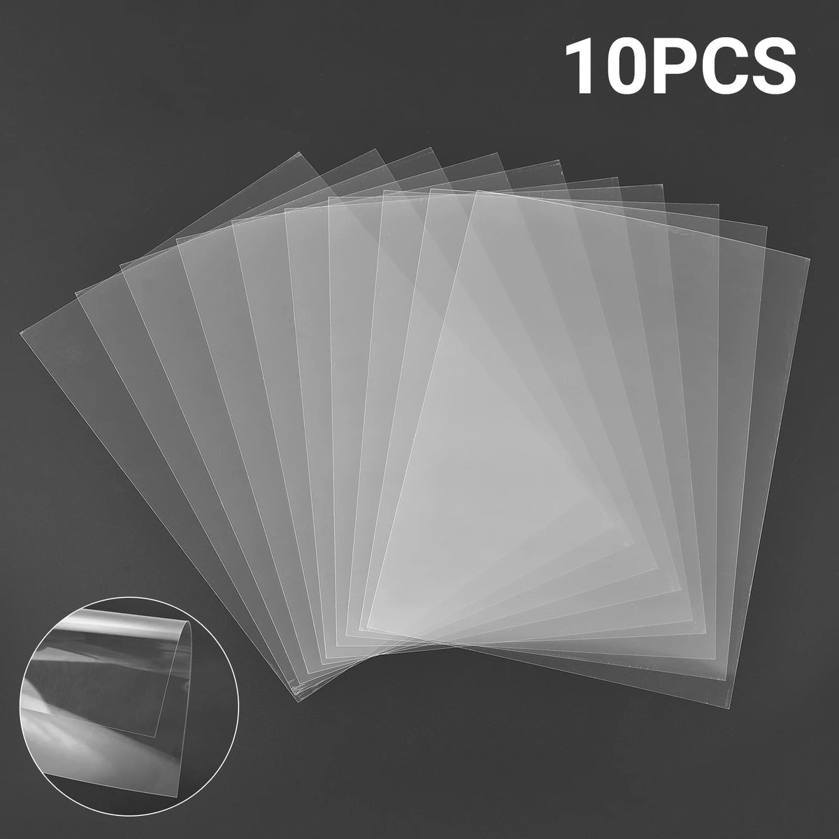 10Pcs Shrink Plastic Sheets DIY Fun Thermal Shrink Film Translucent Shrink Art Film Papers Handmade Supplies Making Party Decor