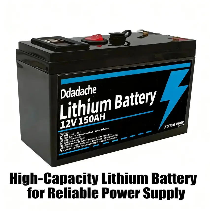 LiFePO4 Batteri 12V 150Ah – USB-port, Smart BMS, ~4000 Cykler, 18650-celler, ca 1,1kg, Sol/Båt/Camping/Off-Grid, 1/2/3-pack, EU-lager (Polen)