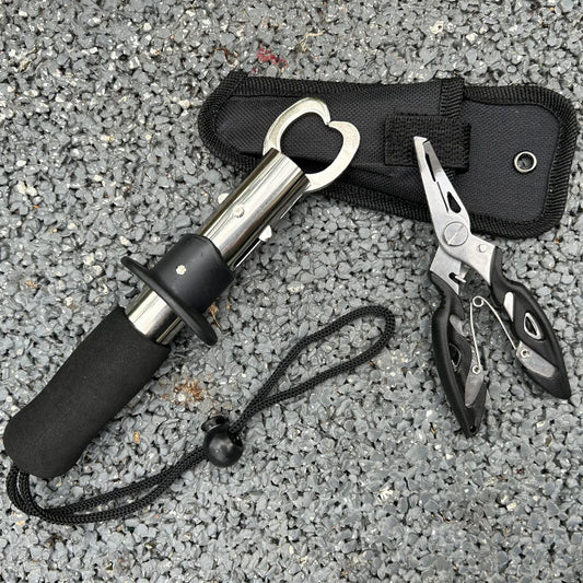 Cutter Plier Scissor Fish Gripper Plier Set Nipper Pincer Snip Fishing Lure Lipgrip Accessory Tool Clip Clamp Grabber Trigger