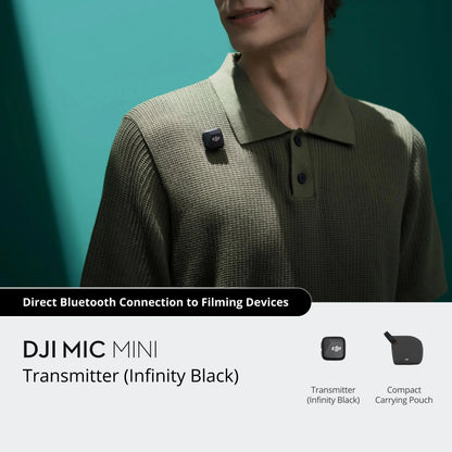 DJI Mic Mini trådlös streamingmikrofon för mobil – brusreducering och flera set